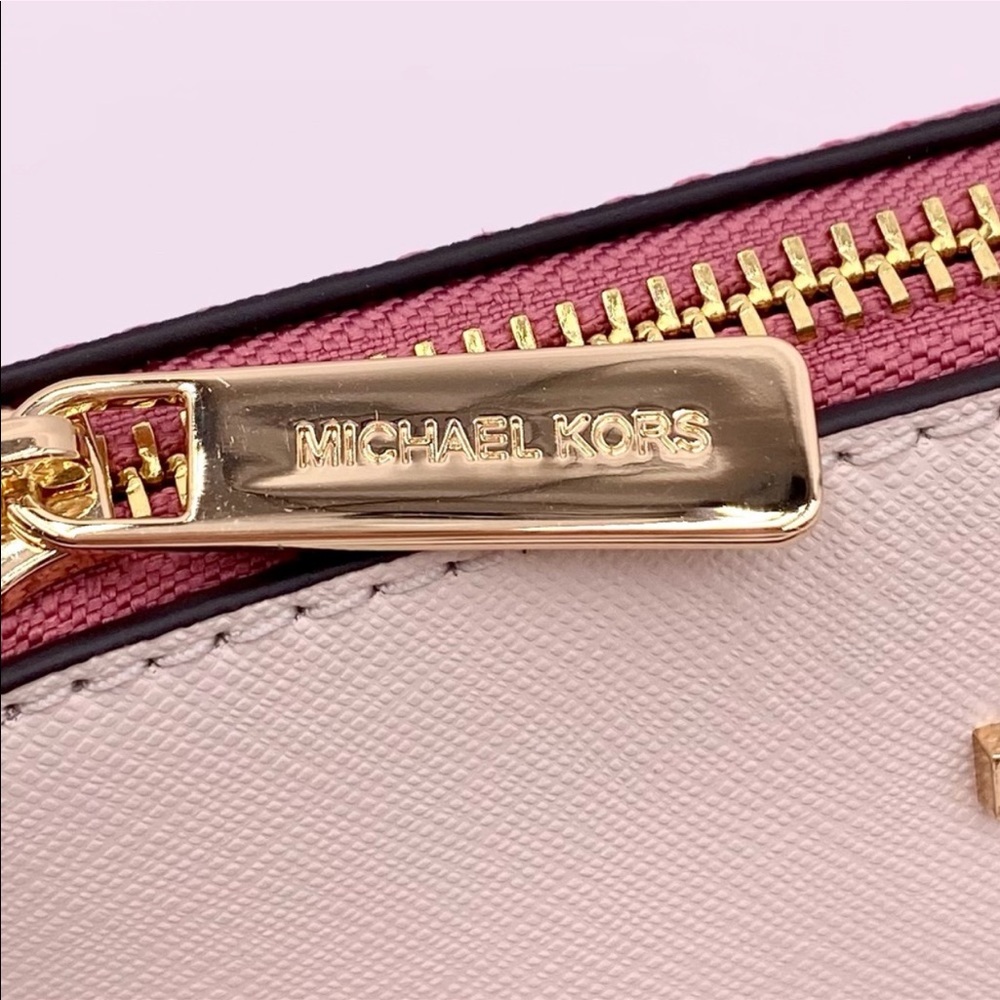 Michael Kors MD Dome Crossbody Rosewood Multi - Picture 9 of 11